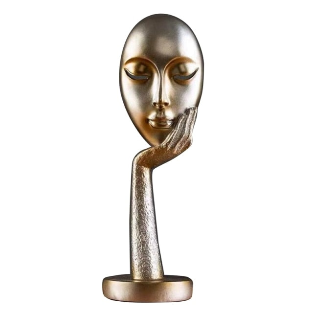 Modern Human Meditators Sculpture