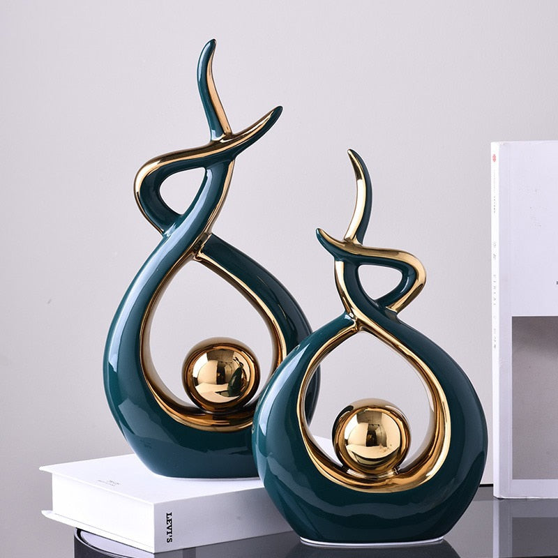 Abstract Sculpture Ceramic Statue