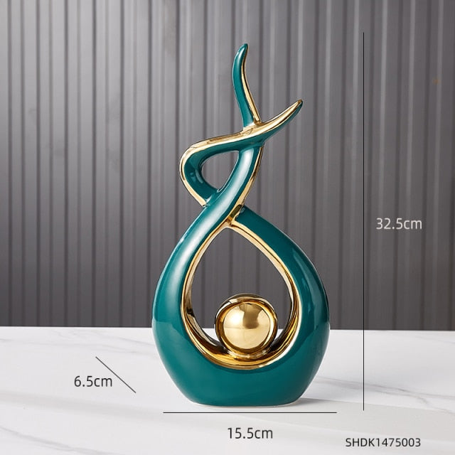 Abstract Sculpture Ceramic Statue