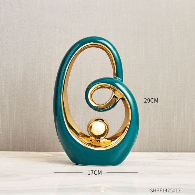Abstract Sculpture Ceramic Statue
