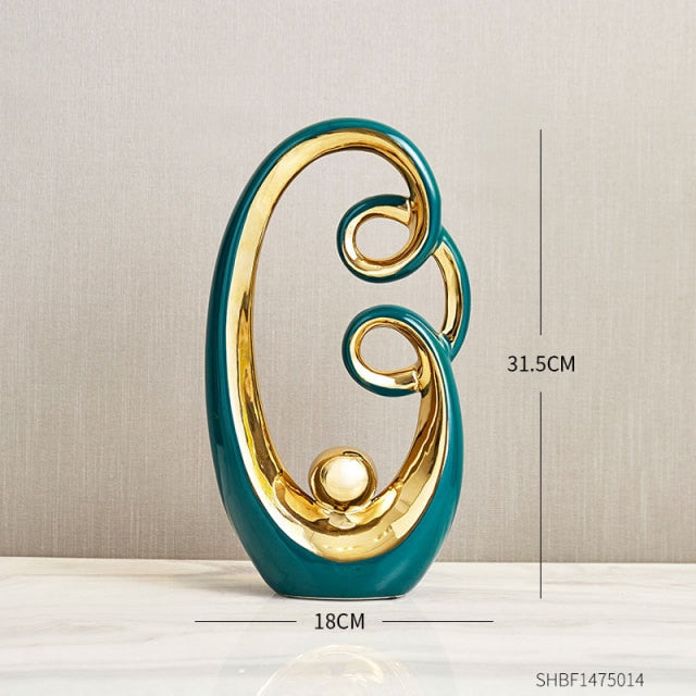 Abstract Sculpture Ceramic Statue