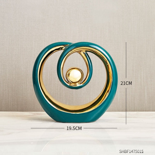 Abstract Sculpture Ceramic Statue