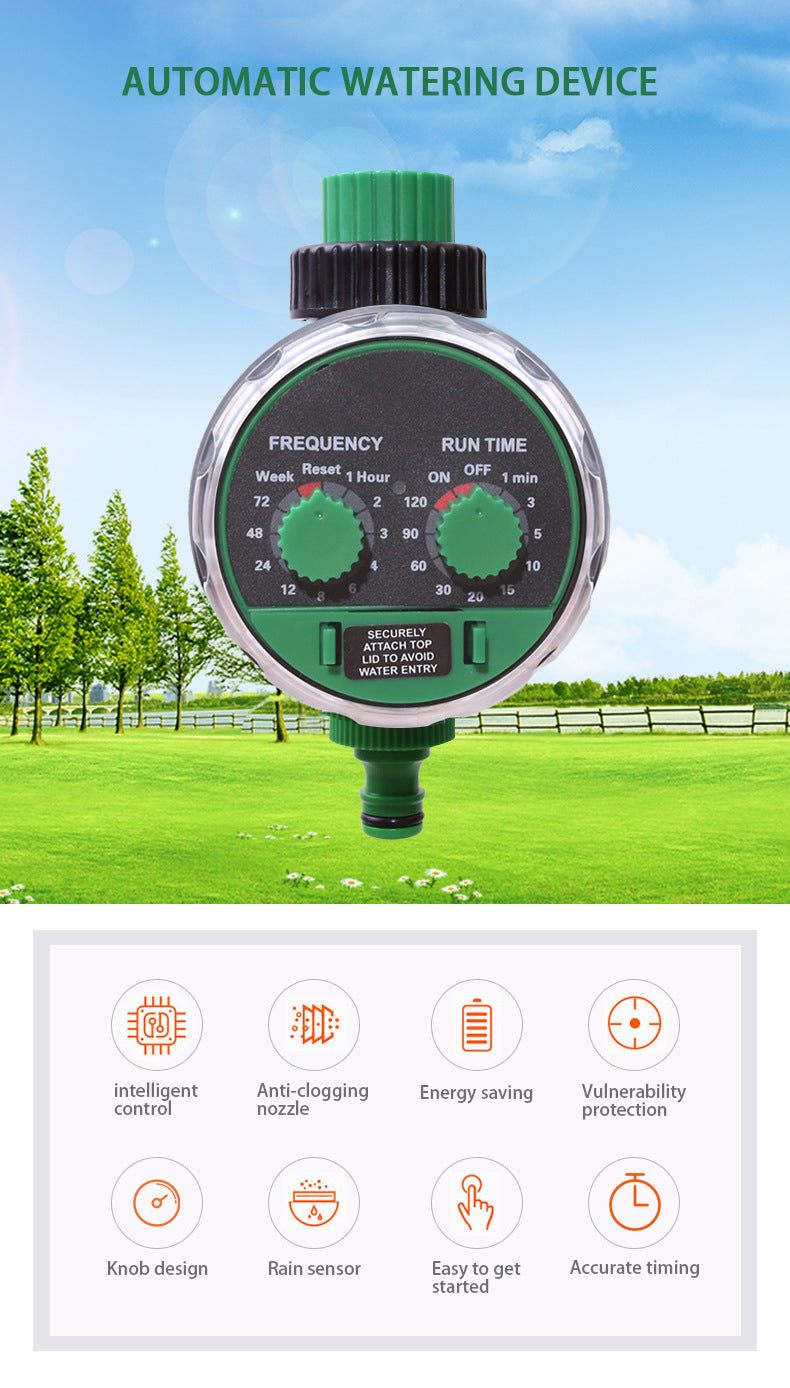 Garden Water Timer Ball Valve